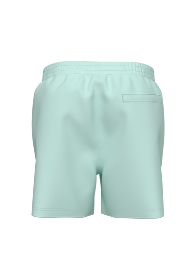 Calvin Klein Erkek Orta Boy Bel Bandı İpli Mint Yeşili Yüzme Şortu-13846 Mint Yeşili