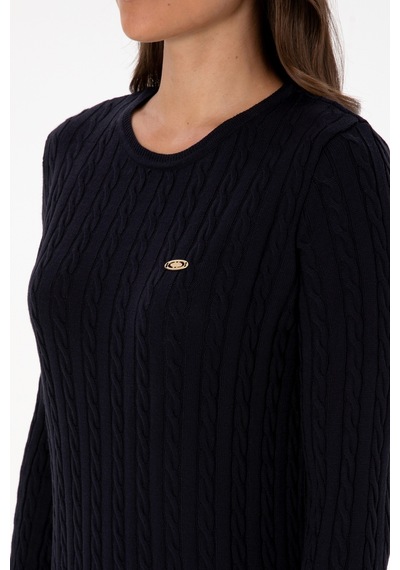 U.s. Polo Assn. Kadın Lacivert Elbise Triko 50313835-vr033 Lacivert