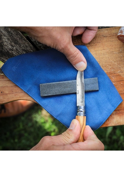 Opinel Küçük Bileme Taşı, Bıçak Ve Bıçak Bilemek İçin, Uzunluk: 10 Cm, 254637, Gri