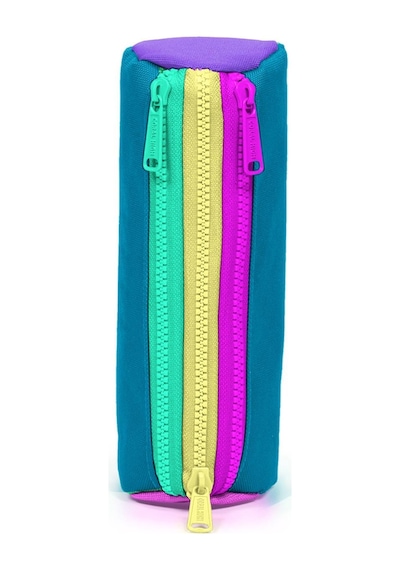 Coral High Kids Pembe Pastel Renkli Üç Bölmeli Kalem Çantası 22059