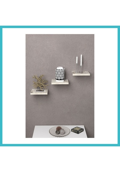 Bezos 3'lü Kare Duvar Rafı Efes Beyaz Dfnbez Bezos 3'lü Kare Duvar Rafı Efes Beyaz Dfnbez