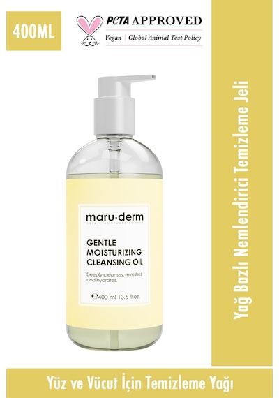 Maruderm Gentle Moisturizing Yağ Bazlı Yüz ve Vücut Temizleme Yağı 400 ML