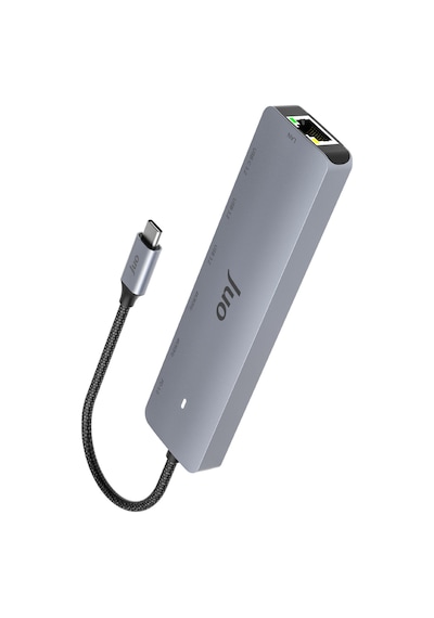 Juo MT03353 Type-c 2 Hdmı Dual Mst 4k 60hz Gigabit Ethetnet Dönüştürücü 100w Usb 3.2 Çoklayıcı Hub
