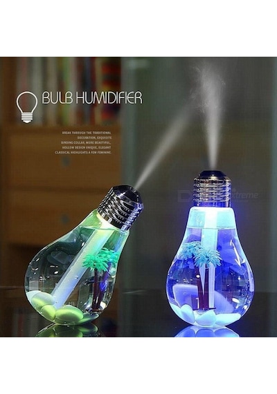 Night Light Bulb  Humidifier Mini Ampul Nemlendirici Usb Girişli