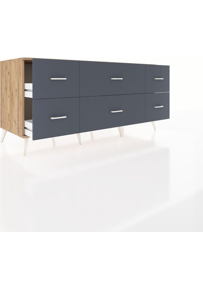Kronos Konsol 6 Çekmeceli 176x59x83 Çam-aytaşı/antrasit Aytaşı/antrasit Kronos Konsol 6 Çekmeceli 176x59x83 Çam-aytaşı/antrasit Aytaşı/antrasit