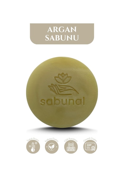 Sabunal Argan Yağı Sabunu - Parlak ve Hacimli Saçlar İçin Doğal Sabun 100 G