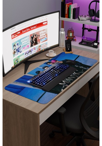Stray Kids V4 90x40 Xxl Gaming Kauçuk Kaymaz Taban Mouse Pad Fare Altlığı
