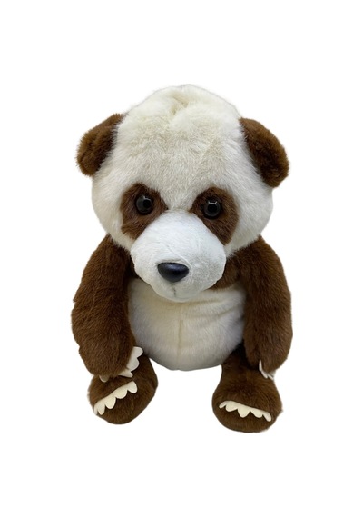 Oyuncak Peluş 50 Cm Oturan Panda Ultra Yumuşak Sevimli Panda Peluş Oyuncak Büyük Boy Kahverengi