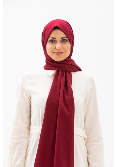 Eliş Şile Bezi Şile Bezi Şal Bordo Tek Beden-Bordo