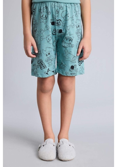 Defacto %100 Pamuklu Stumble Guys 2'li Pijama Takımı Erkek Çocuk G9087A826SM Defacto %100 Pamuklu Stumble Guys 2'li Pijama Takımı Erkek Çocuk G9087A826SM