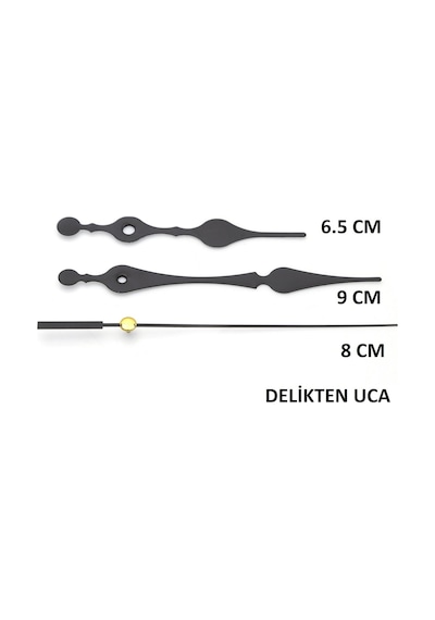 1 Adet Duvar Saati Mekanizması , Askılı , Şaft Uzunluğu 28 Mm , (549213886)