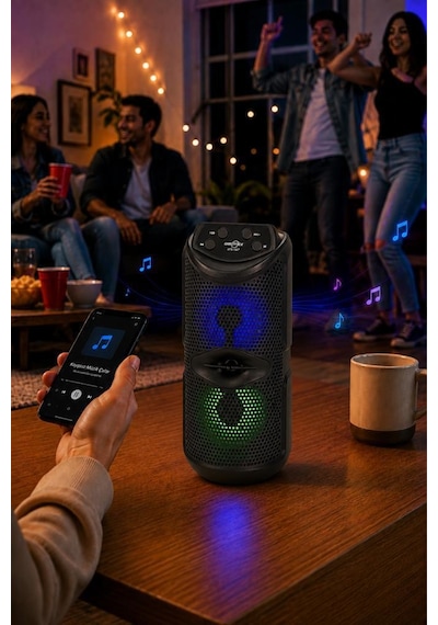 Torima GTS-1557 Bluetooth 5.0 RGB Işıklı Kablosuz Speaker