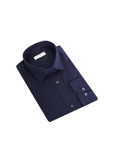 UKİ Uki Açık Lacivert Slim Fit Uzun Kol Gömlek UKİ Uki Açık Lacivert Slim Fit Uzun Kol Gömlek