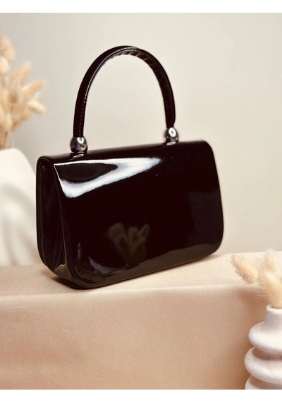 Elora Atelier Elora Gloss Siyah Çanta Çok Renkli