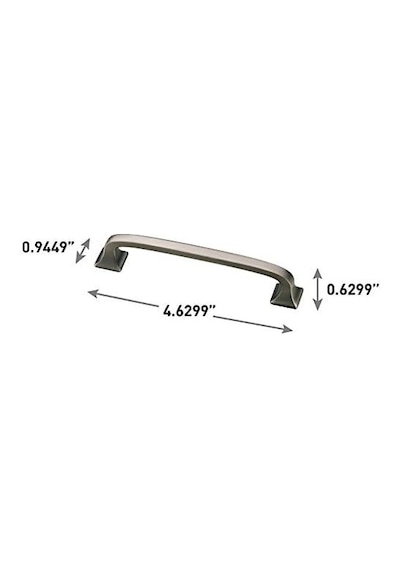 Franklin Brass P29613k-904-b Kare Ayak Çekme, 4" 102 Mm , Yadigarlık Gümüş, 10 Adet