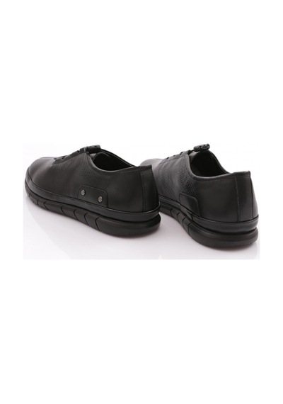 Dgn 6022 Erkek Lastik Bağcikli Sneaker Ayakkabi 6022-2505-R1534 Siyah