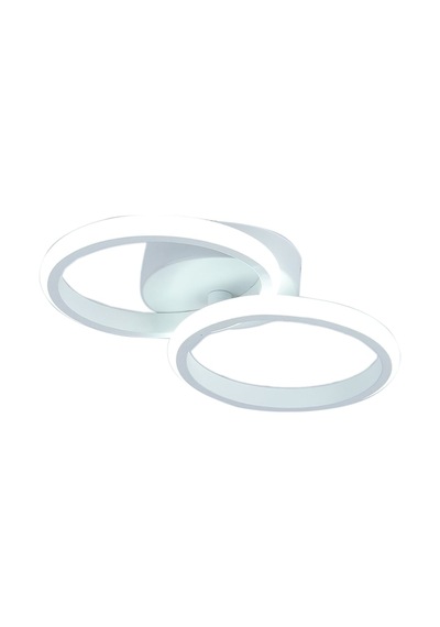 Tt305-2-By Tt Aydınlatma Mat Beyaz 2 Li Led Avize