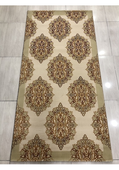 Saray Halı Simin 054 Krem 100X200 Krem Bej 2 Metre Yolluk !
