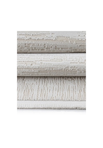 Elvey Home 7102 Krem Modern Desen Doğal Taban Koridor Mutfak Çocuk Oturma Odası Salon Halı Yolluk 7102kemik