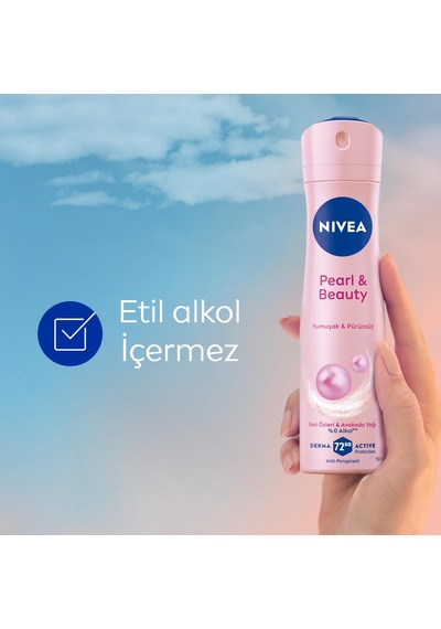 Kadın Sprey Deodorant Pearl&beauty, Ter Ve Ter Kokusuna Karşı 48 Saat Anti-perspirant Koruma 150ml X 3 Adet, Pürüzsüz Koltuk Altı, Avantajlı Paket