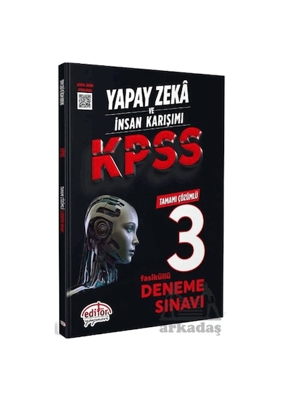 Yapay Zeka Ve İnsan Karışımı Kpss Tamamı Çözümlü 3 Fasikül Deneme