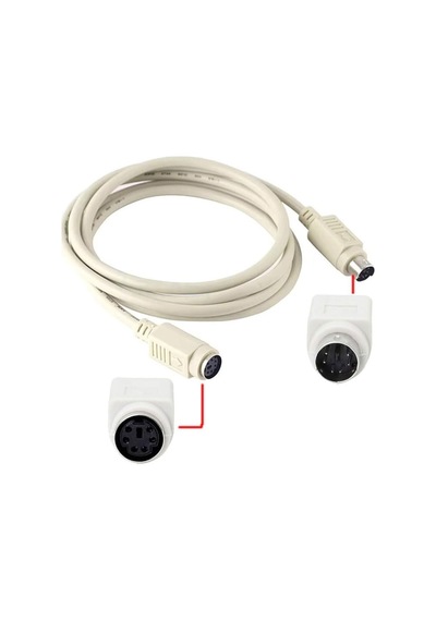 Ps/2 Klavye Mouse Uzatma Kablosu 6 Pin Ps2 Dişi Erkek Uzatma Kablo 2m
