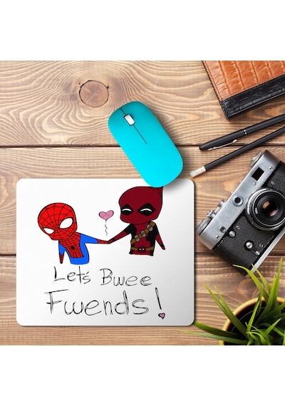 Deadpool V Spiderman 2 Baskılı Mousepad Mouse Pad