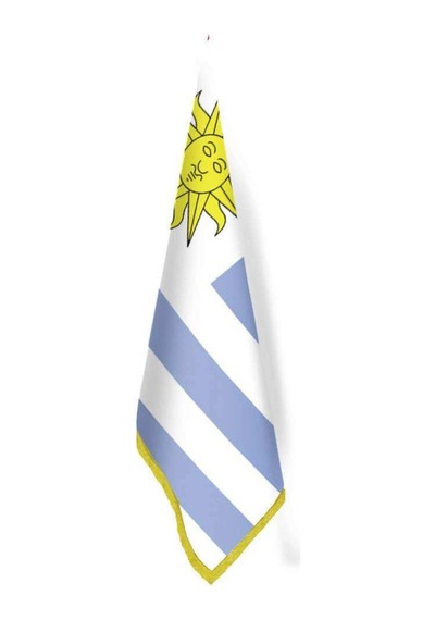 Uruguay Bayrağı -ofis-makam-toplantı Odaları - Saçaklı Makam Bayrağı 1