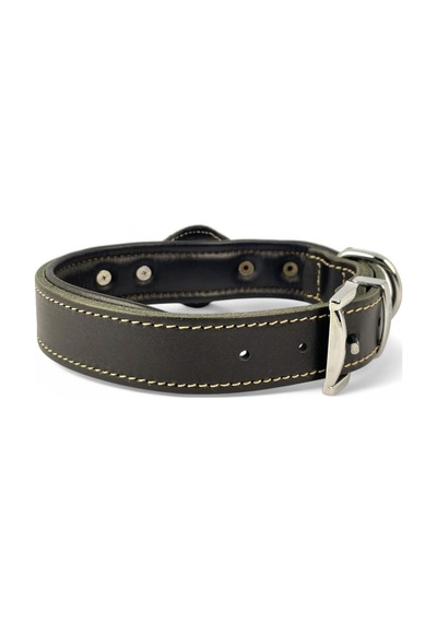 Canini Collar Hakiki Klasik Deri Airtag Uyumlu Köpek Tasması Dayanıklı, Konforlu Ve Şık Tasarım, Airtag Bölm Genel