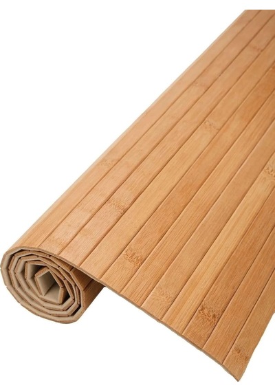 Kaydırmaz Tabanlı Bambu Banyo Paspası 70x45 Cm Doğal Ahşap Bambu Mat, Suya Dayanıklı, Kaymaz Paspas, Dekorati Diğer