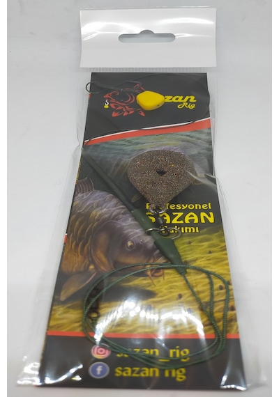 75 Gr Kurşunlu Yüzen Tek Sarı Mısırlı Kaplama Ipli Takım