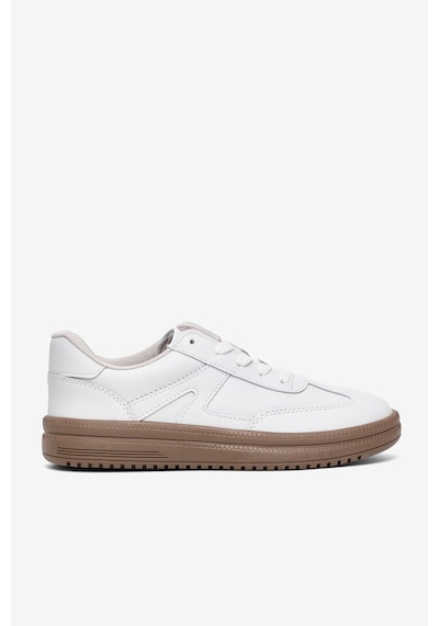 Tonny Black Rahat Kalıp Kauçuk Taban Bağcıklı Sneaker Kadın Beyaz Beyaz Sneaker Tbtyldz005