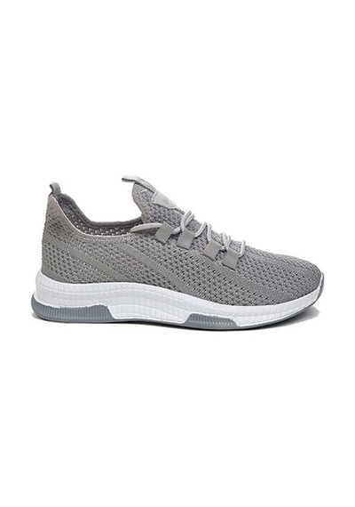 Mergenshoes Drw Buz Günlük Triko Kadın Spor Ayakkabı Gri