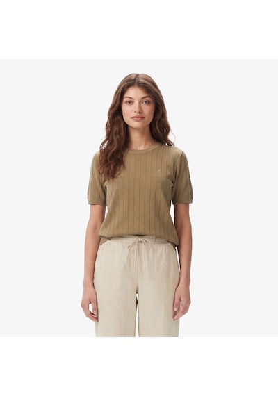Nautica Kadın Yeşil Slim Fit Trikodüz65s113t