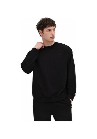 Lumberjack Mb Sn75 C Neck Sw 6fx Siyah Erkek Sweatshirt 000000000102064460 Siyah-Siyah