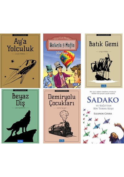 Beyaz Balina Yayınları Sadako Ve Parıltı Yayınları 6 Kitap Set