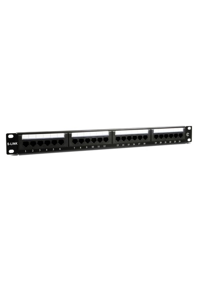 S-lınk Sl-f624 Cat6 Patch Panel 24-port Utp 1u 1923