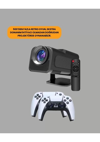 Home 450 Ansı Lümen, 4k Destekli Kompakt Ev Projektörü