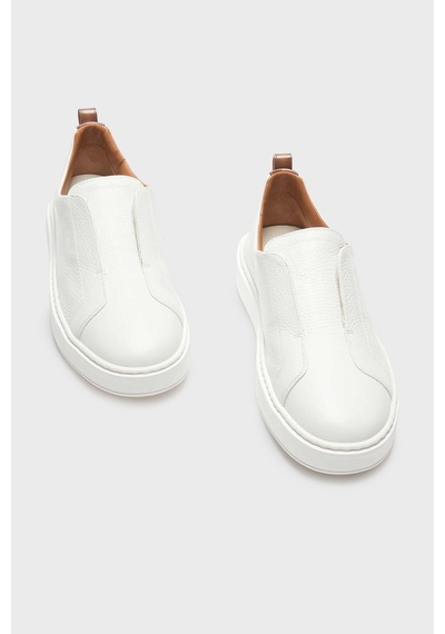 Santoni Erkek Ayakkabı Mbcd21995bartlldı50 Beyaz Beyaz