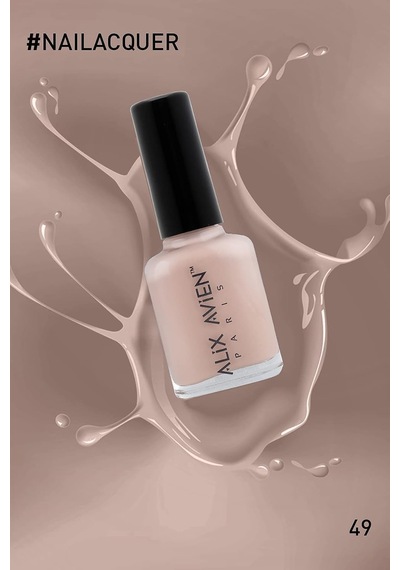 Nude Oje 49 - Yüksek Pigmentli Uzun Süreli Kalıcılık Hızlı Kuruma - Nail Lacquer 49 Diğer 05990857