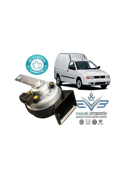 Caddy 1995-2004 Arası Düşük Ton Tiz Korna Salyangoz Tip 3b0951221
