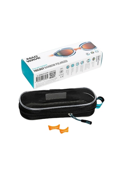048403-07w Madwave Yüzme Gözlüğü Trigology Rainbow Polarize Yüzme Gözlüğü Turuncu 048403-07w