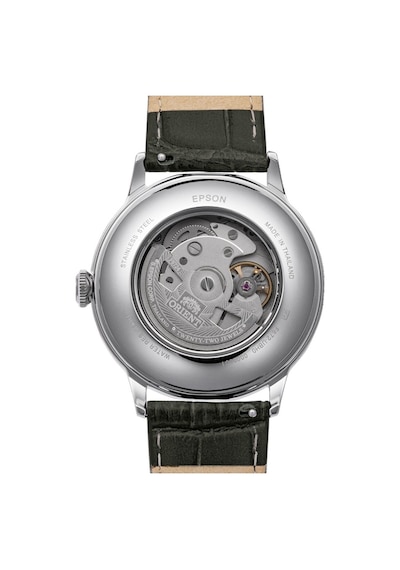 Orient Bambino Ra-ac0025n30b Kurmalı Otomatik Deri Kahverengi 41 Mm Erkek Kol Saati Gri
