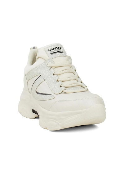 Guja 24k302 Kadın Yüksektaban Sneaker Yürüyüş Ayakkabıs-bej Bej