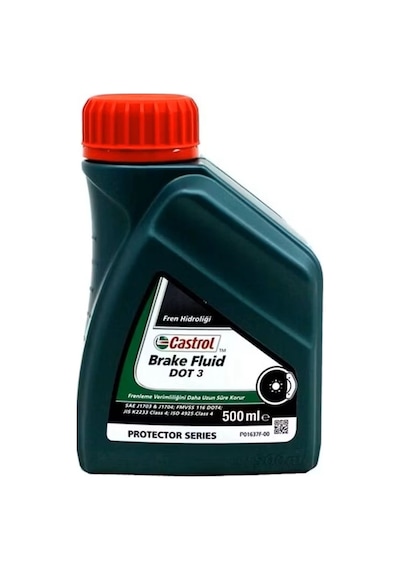 Castrol Brake Fluıd Dot 3 Yüksek Fren Performansı Ve Güvenlik 500m