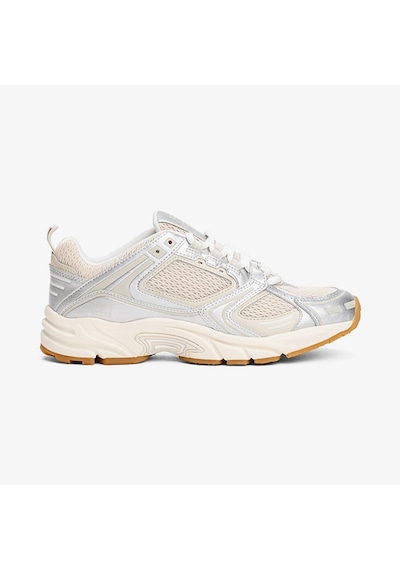 Tommy Hilfiger Archieve 97 Metallic Kadın Bej Sneaker 026 En0en02796 Bej