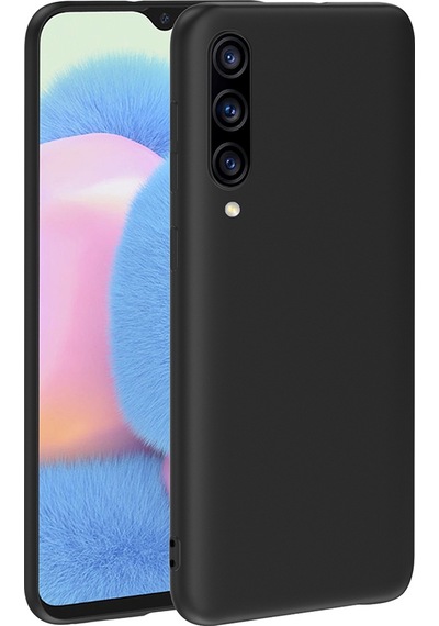 Zore Samsung Uyumlu Galaxy A30s Kılıf Zore Premier Silikon Kapak - Lacivert
