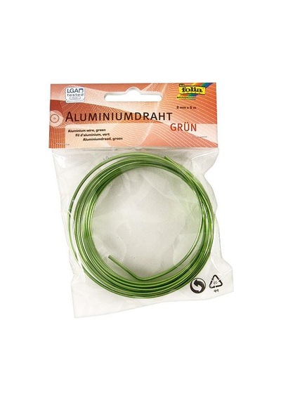 Folia Alüminyum Tel 2 MM x 5 M Yeşil