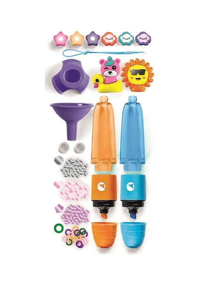 Clementoni Idea Fosforlu Kalem Tasarım Seti Çılgın Yaz 124-Pembe
