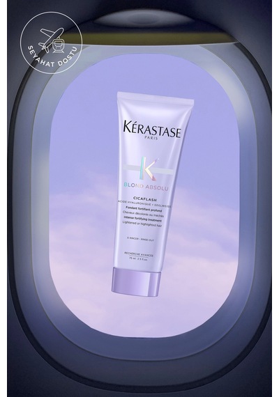 Blond Absolu Cicaflash Sarı Saçlar Için Parlaklık Veren Durulanan Saç Bakım Kremi 75ml